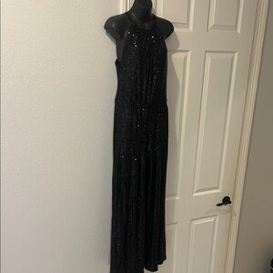 Max Studio Black Sequin Maxi Dress